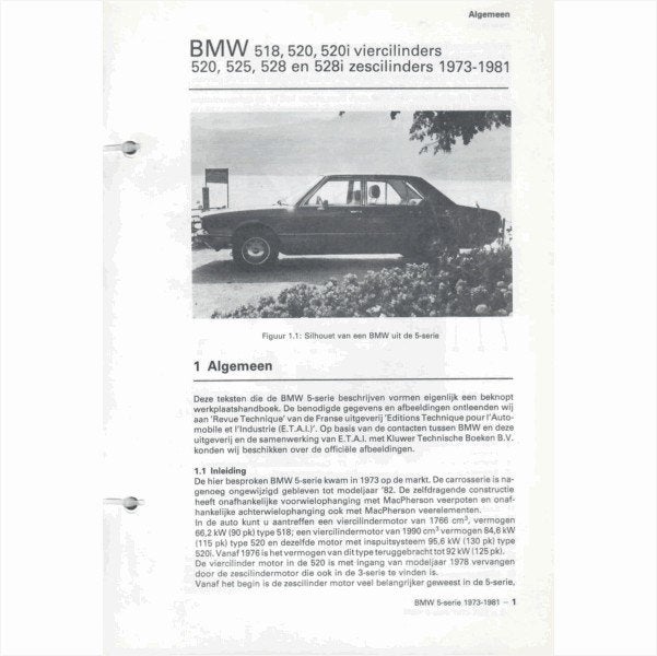 BMW 5 serie Vraagbaak losbladig 1973-1981 #1 Nederlands, Ophalen of Verzenden, Gelezen, BMW