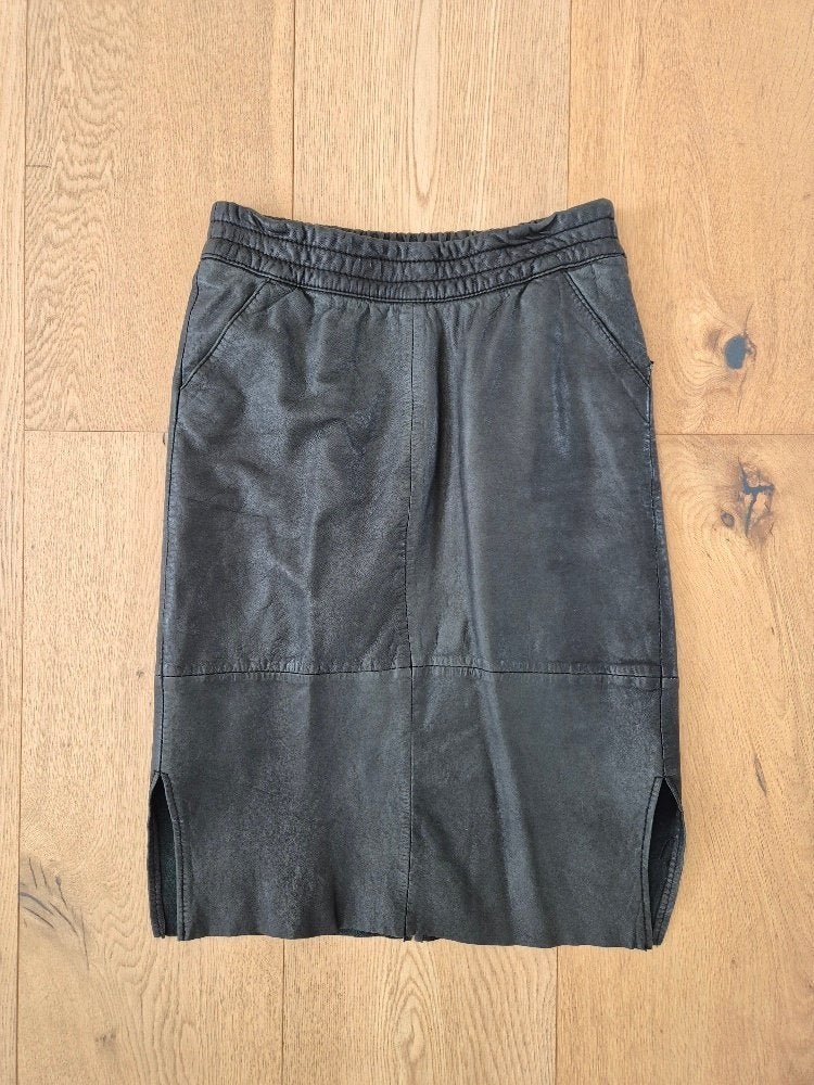 Prachtige leren rok van Goosecraft, Goosecraft, Zwart, Ophalen of Verzenden, Maat 36 (S)