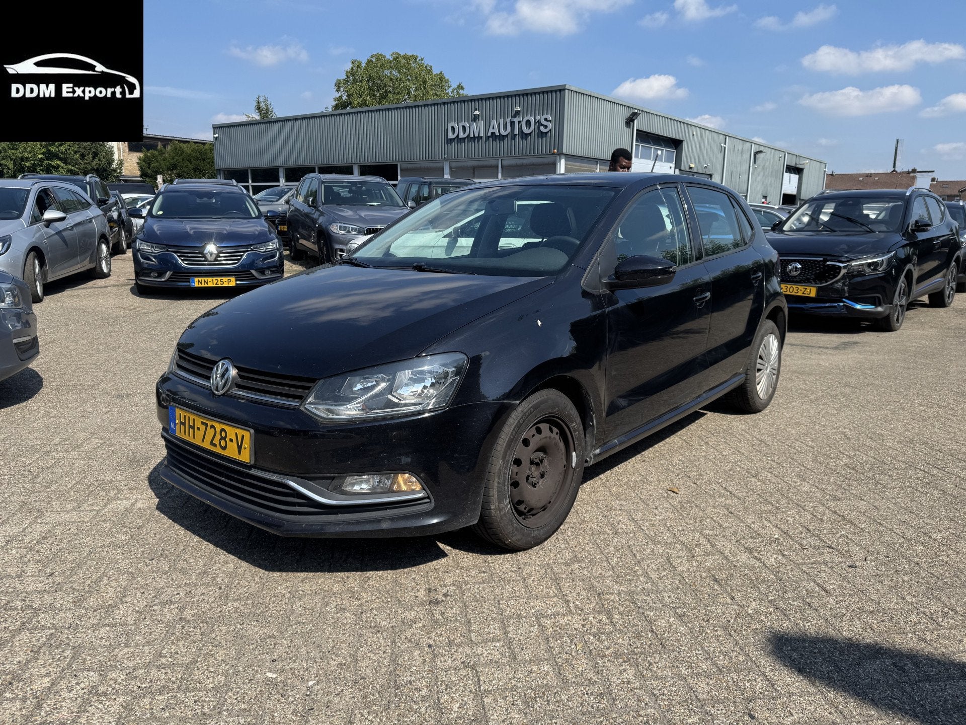 Volkswagen Polo 1.2 TSI Comfortline (bj 2015), Euro 6, 4 cilinders, Zwart, Origineel Nederlands