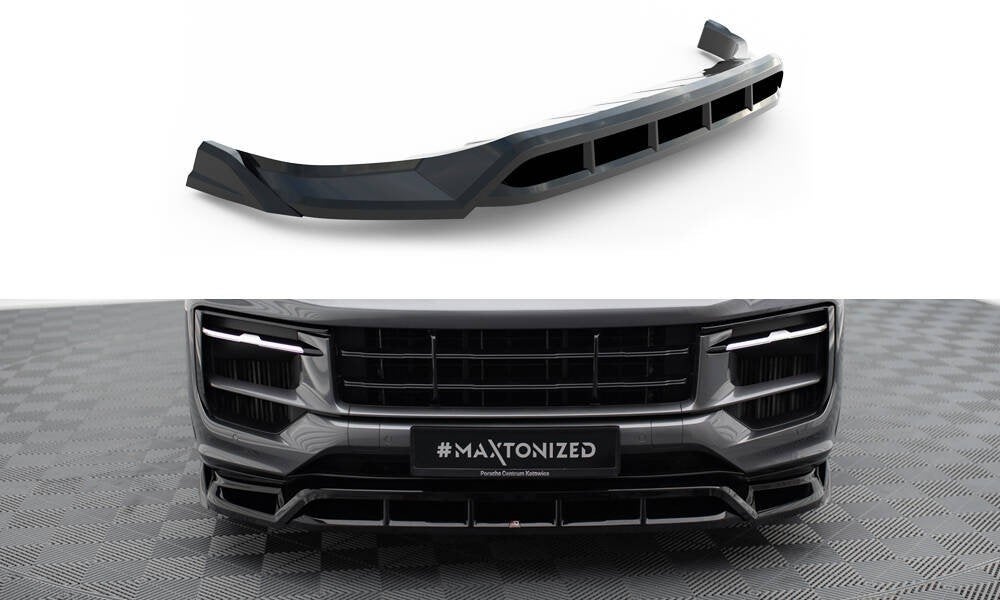 Front Splitter Porsche Cayenne SUV / Coupe Mk3 Facelift, Verzenden, Maxton Design, Sales@maxtondesign.eu, Polen