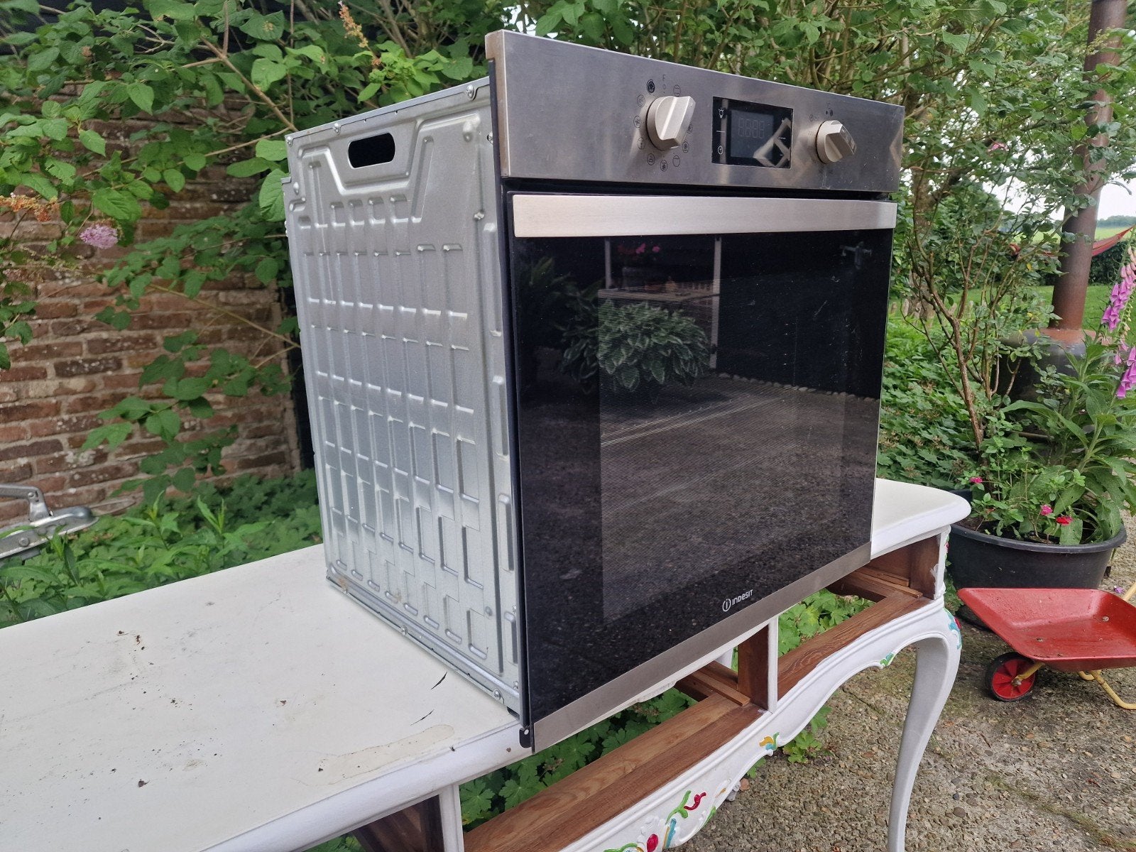 Indesit Inbouw Heteluchtoven - Zo goed als nieuw, Ophalen, Hete lucht, Indesit, Inbouw