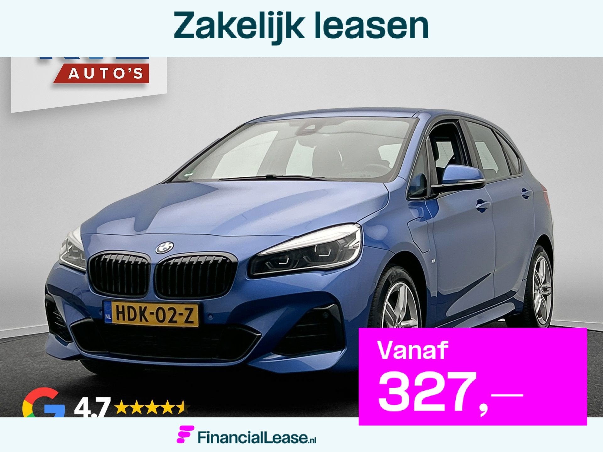 BMW 2-serie Active Tourer 225xe iPerformance M-Sport | Leder, Automaat, Gebruikt, Leder en Stof, Plug-in hybride