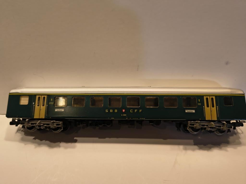 Marklin SBB - CFF rijtuig, Wisselstroom, Gebruikt, Wagon, Ophalen of Verzenden