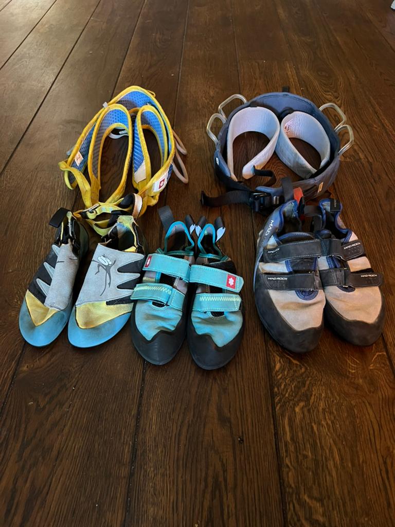 Rotsklimuitrusting, Sport en Fitness, Klimsport, Ophalen of Verzenden, Gebruikt, Klimsportschoenen