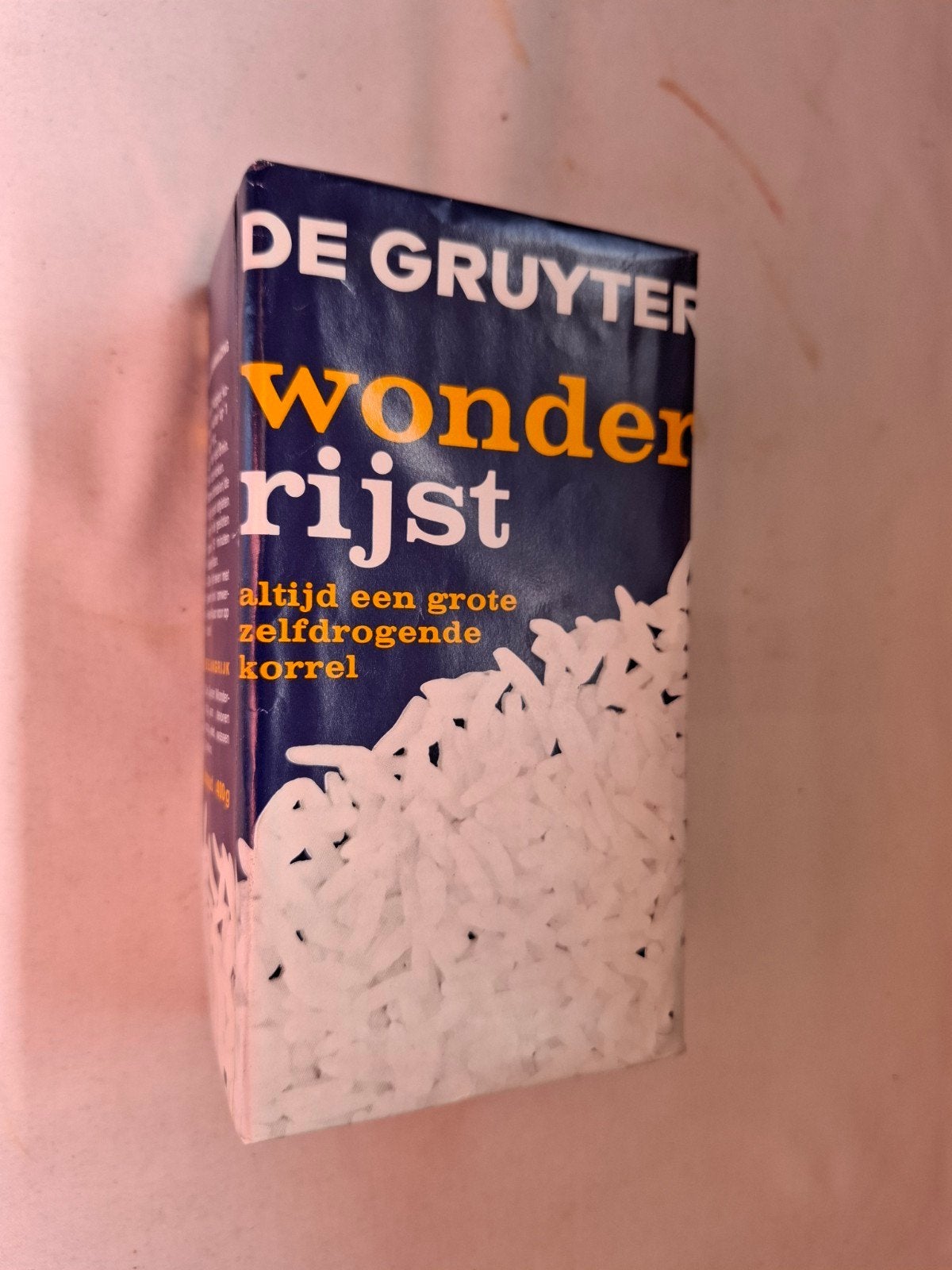 vol pak de Gruyter wonder rijst in goede staat, Ophalen of Verzenden, Zo goed als nieuw, Verpakking