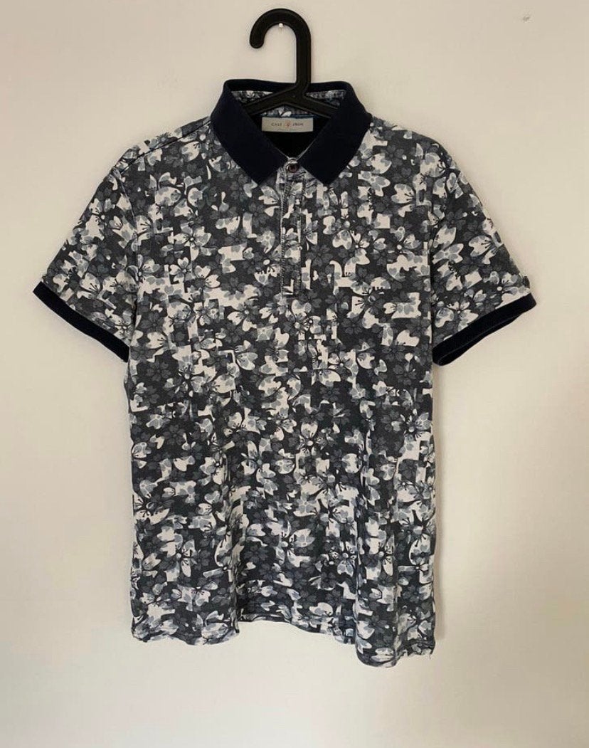 Cast iron heren polo t-shirt, maat L, Verzenden, Zo goed als nieuw, Maat 52/54 (L), Overige kleuren