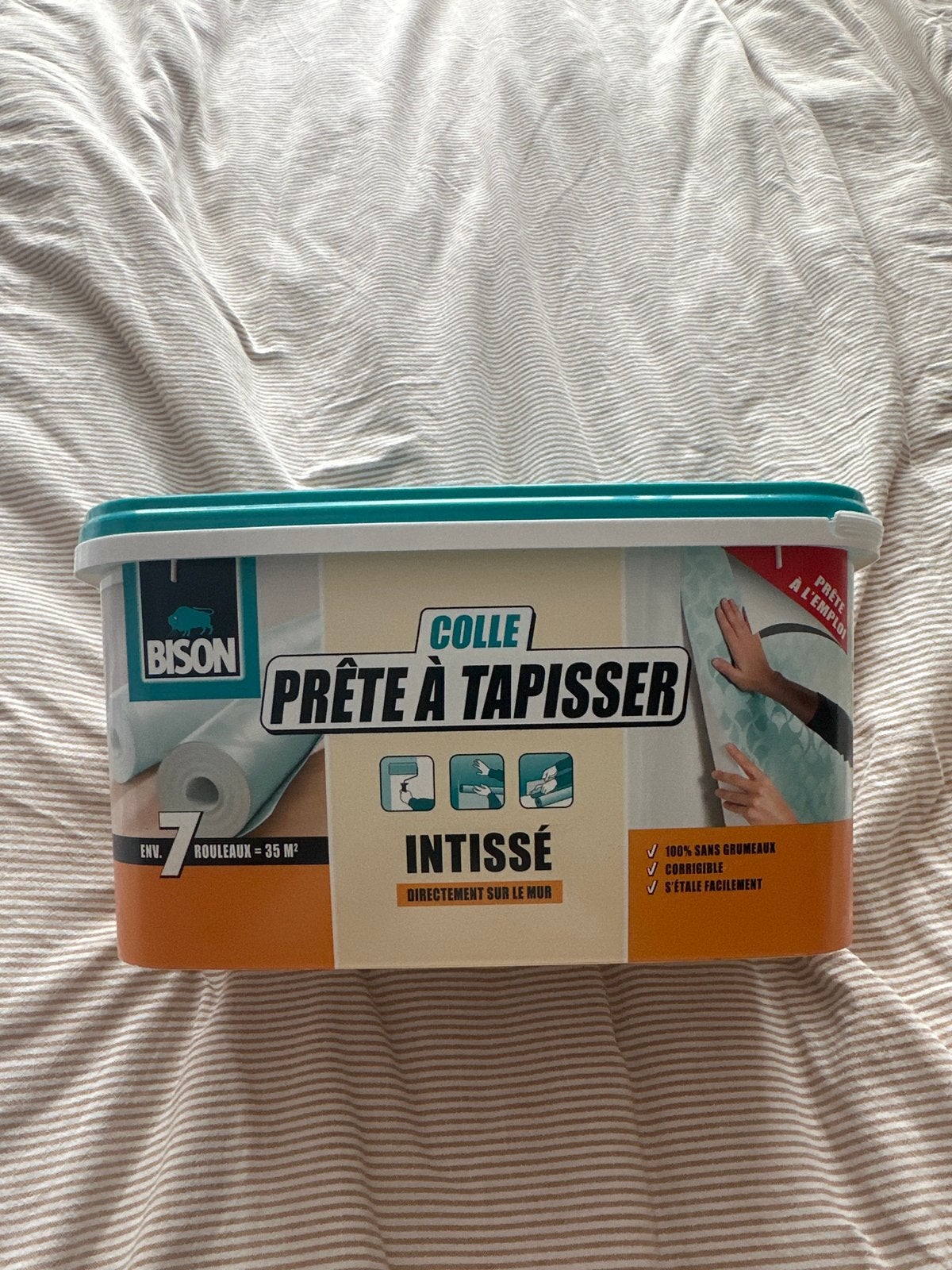 Bison Prête à Tapisser Behanglijm - 35 m² nieuw, Ophalen, Wit, 25 tot 50 m², Vliesbehang