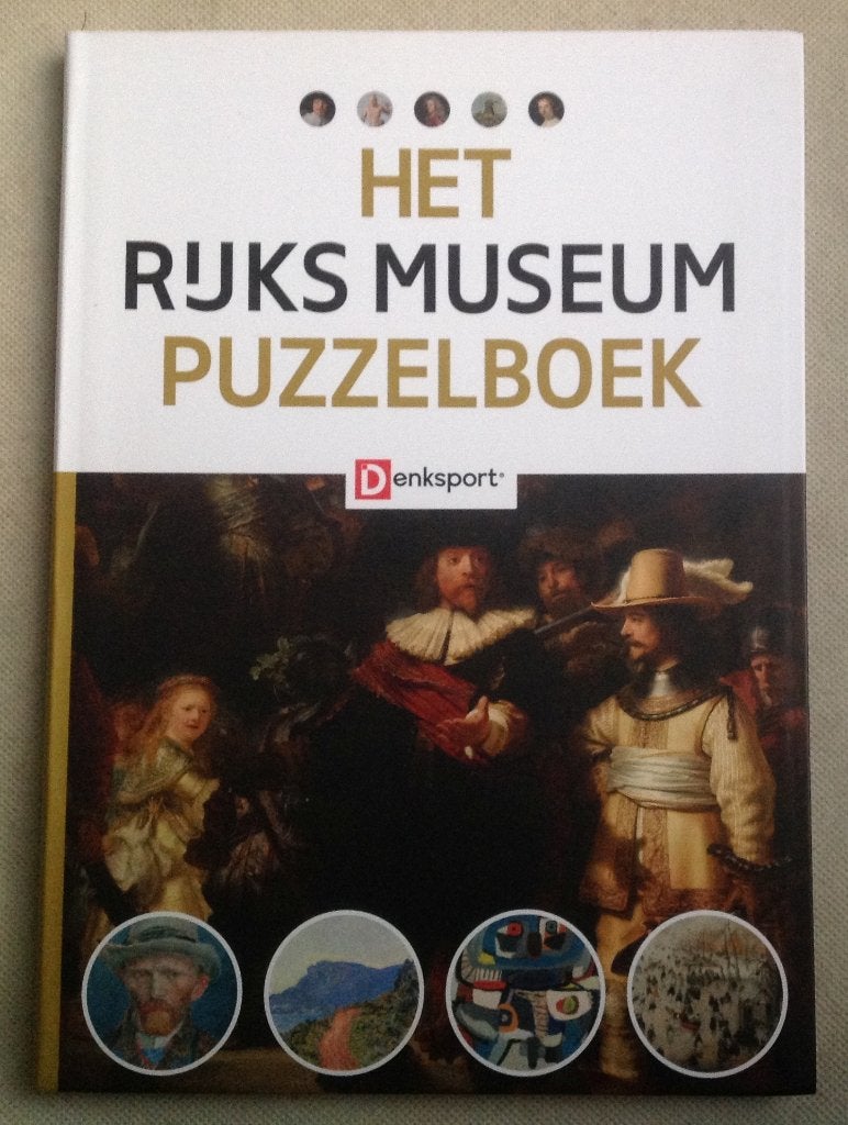 Het Rijksmuseum Puzzelboek Denksport, Verzenden, Minder dan 500 stukjes, Zo goed als nieuw, Puzzelboek