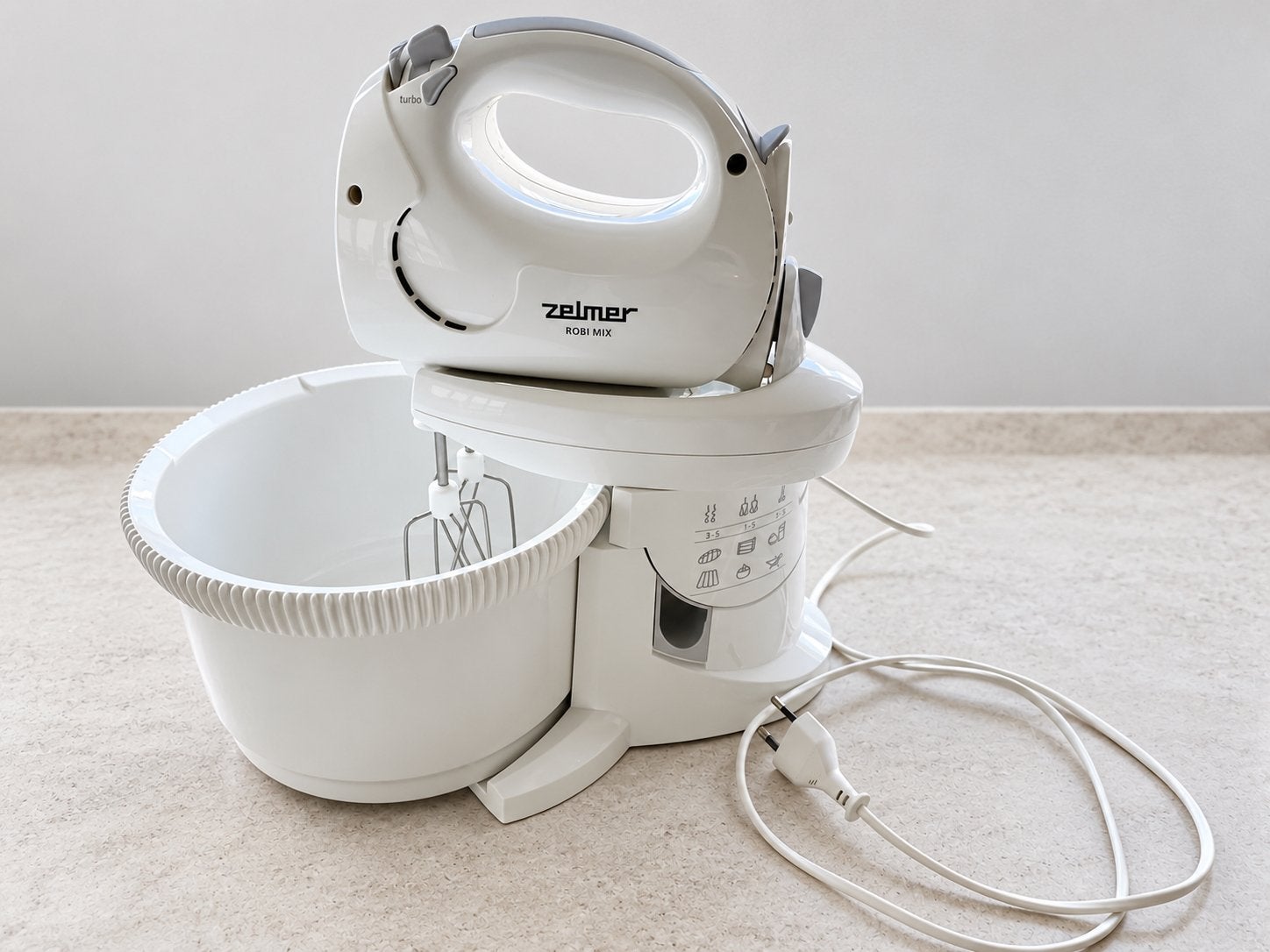 Zelmer Robi Mix HM0800/381 electric mixer, Ophalen, Gebruikt, 3 snelheden of meer