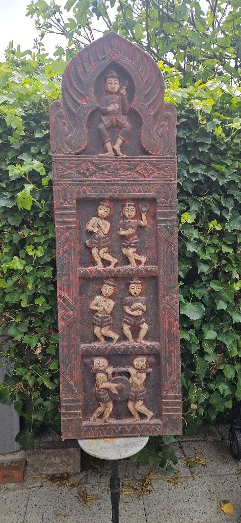 Antiek indiaas paneel., Antiek en Kunst, Ophalen