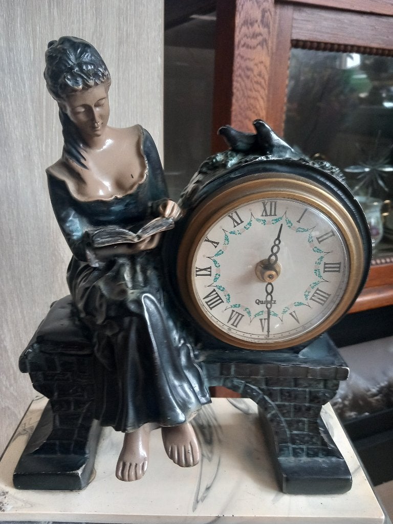 Vintage kwartsmantel klok, Ophalen of Verzenden
