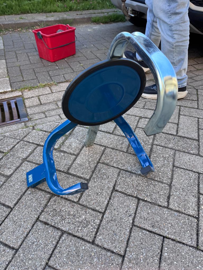 Wielklem / parkeerklem blauw, Auto diversen, Anti-diefstal, Nieuw, Ophalen of Verzenden
