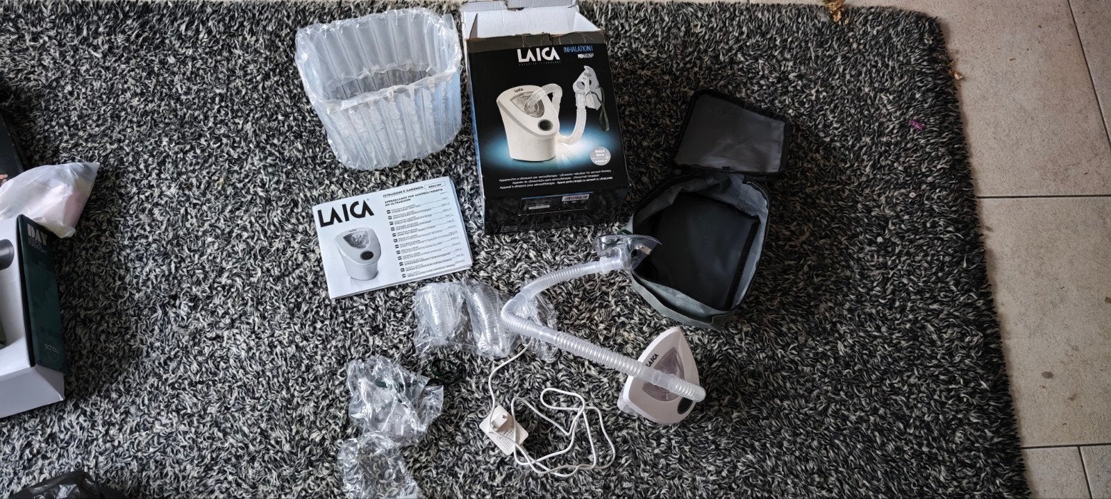 Laica Inhalator Nebulizer MD6026 Ultrasoon, Ophalen of Verzenden, Zo goed als nieuw, Overige typen
