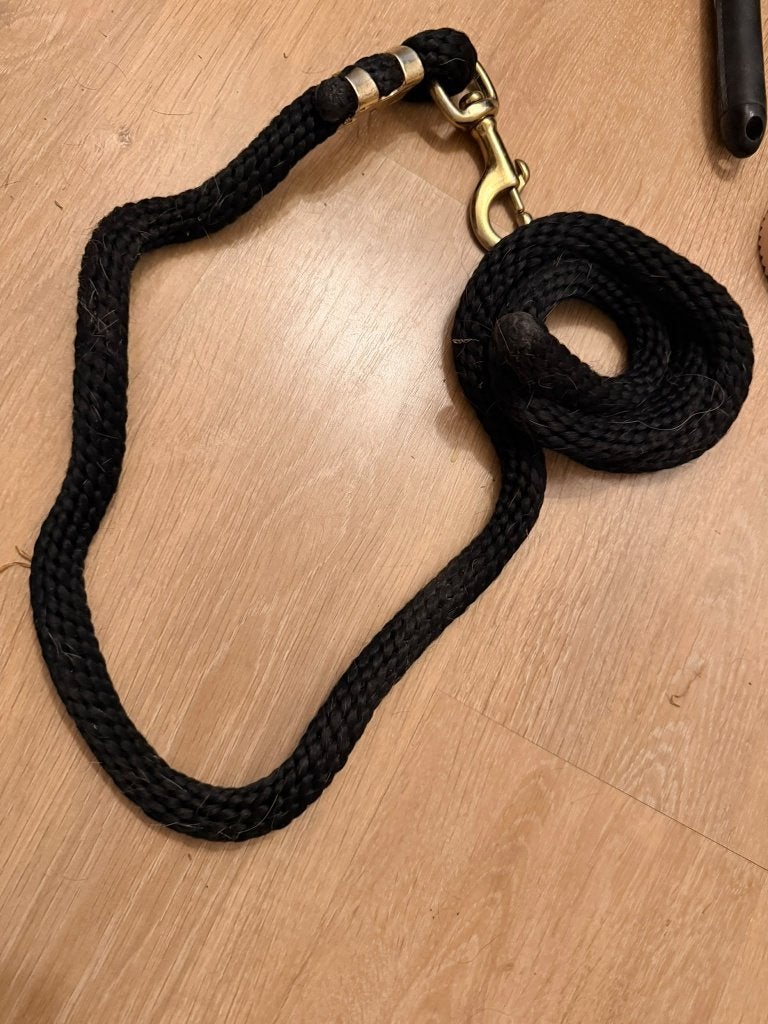 Halster met halster touw, Dieren en Toebehoren, Ophalen, Zo goed als nieuw, Blauw, Halster