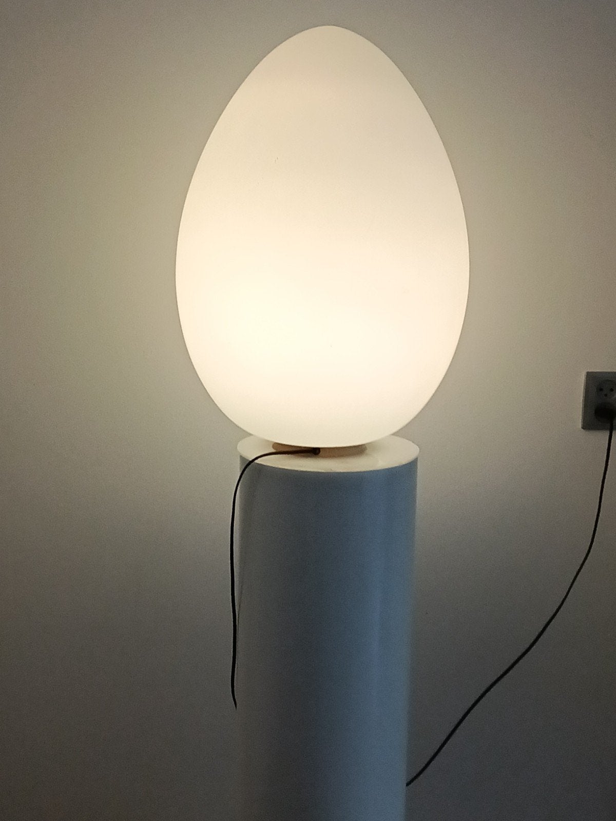 Vintage Fontana Arte Ei Lamp - Model 2646, Ophalen, Gebruikt, 100 tot 150 cm, Vintage, Retro, Mid-century modern