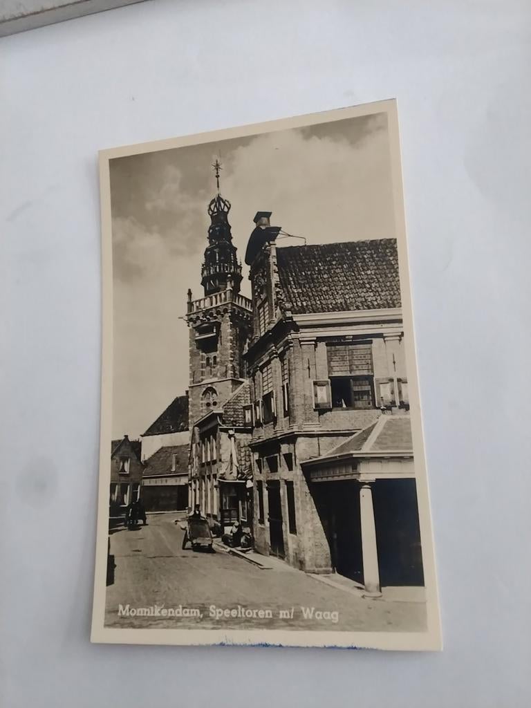 MONNICKENDAM. SPEELTOREN M/ WAAG, Verzamelen, Ansichtkaarten | Nederland, Ophalen of Verzenden, Voor 1920, Friesland