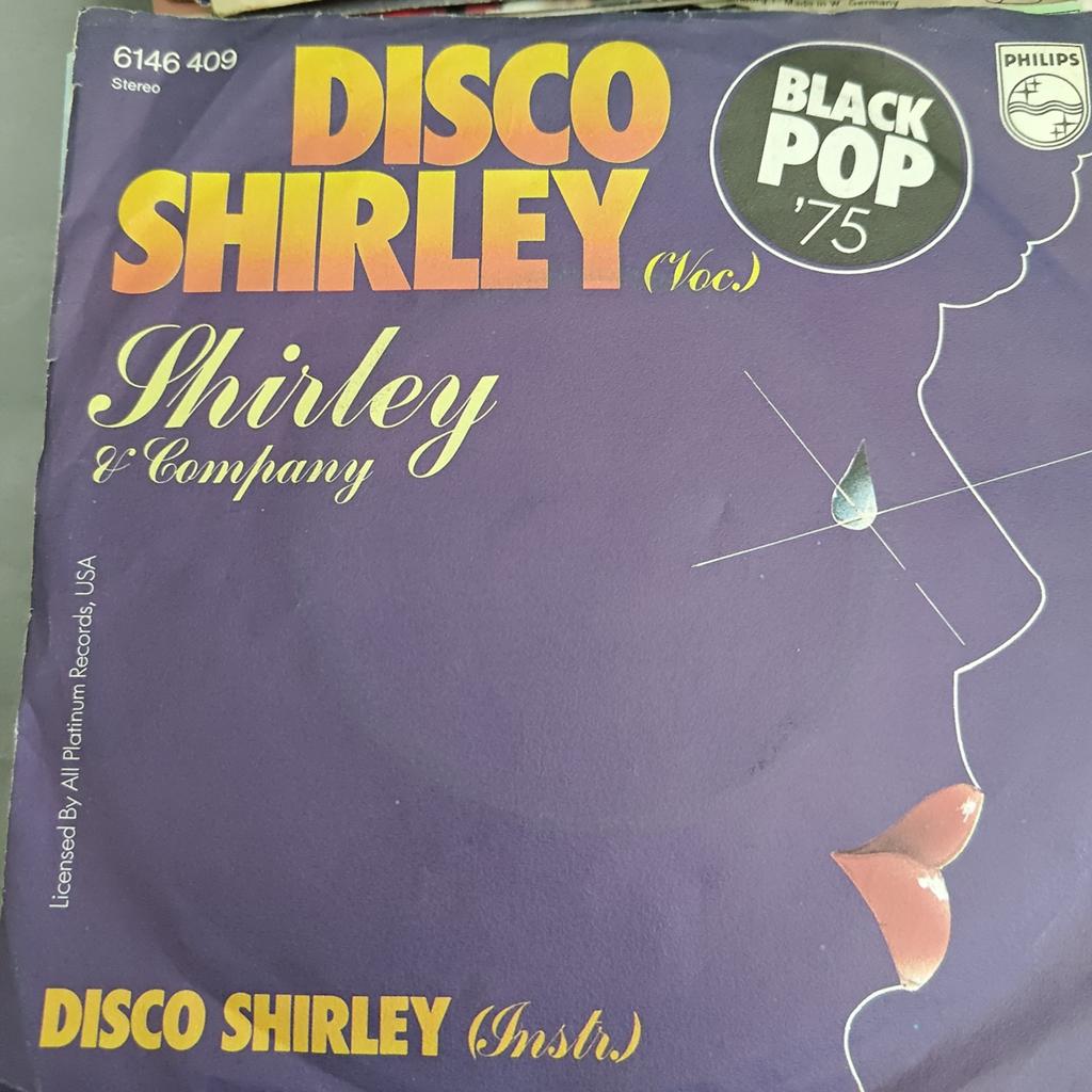 Shirley & Company - Disco Shirley (Philips 1975), Ophalen of Verzenden, 1970 - 1979, Gebruikt, 7 inch