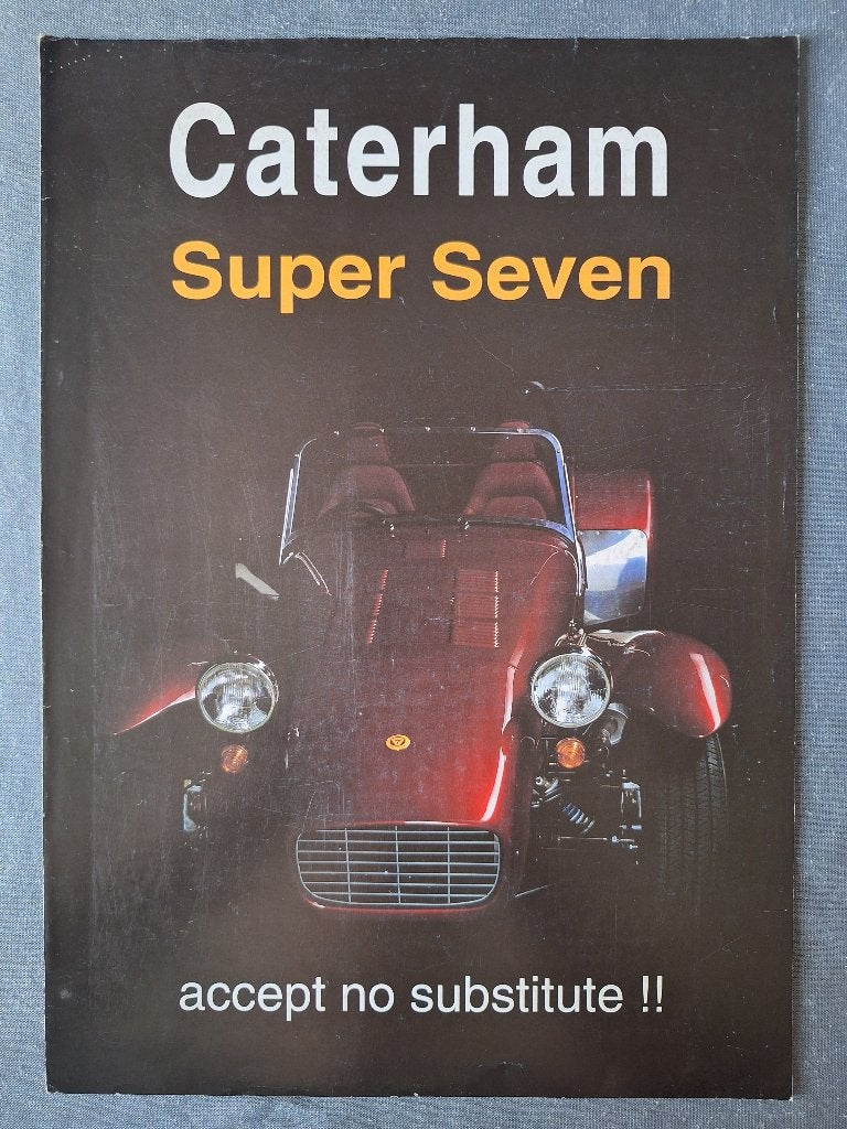 Brochure CATERHAM Super Seven - NL, Verzenden, Gelezen, Overige merken