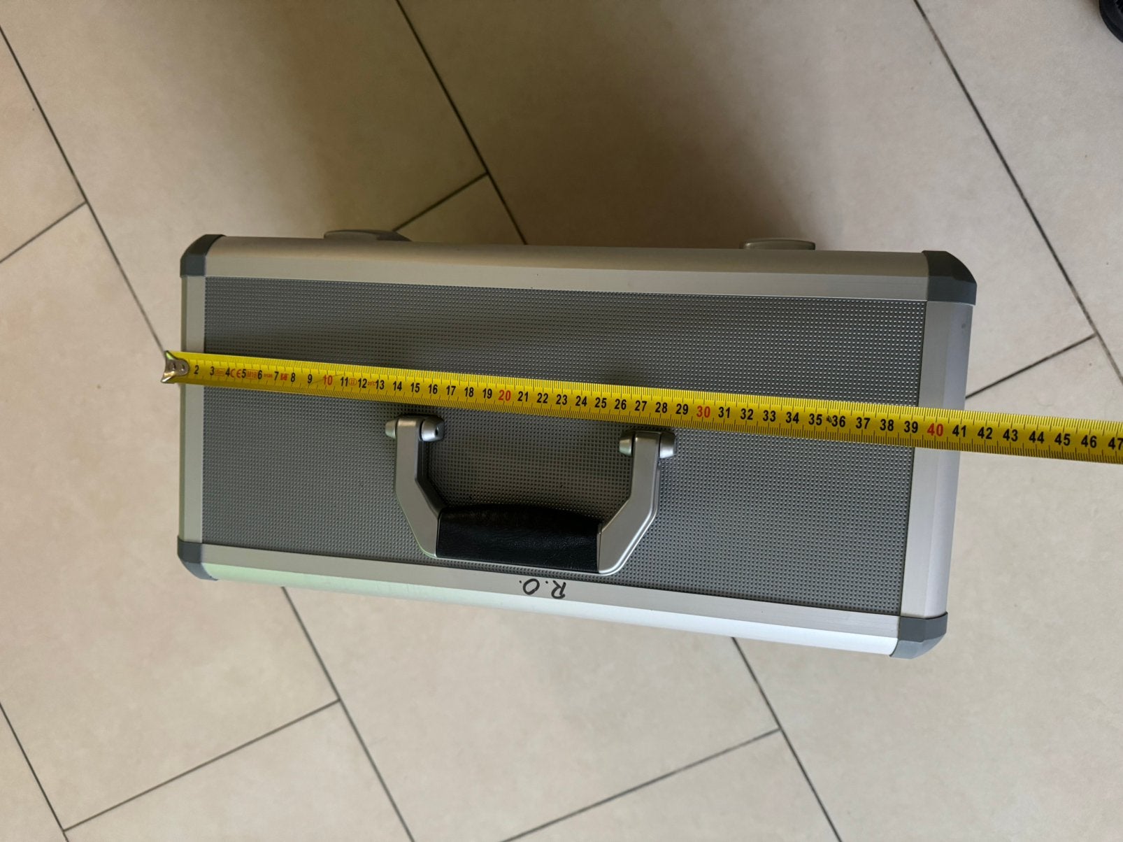 Aluminium Koffer met indeling voor mappen/dossiers., Sieraden, Tassen en Uiterlijk, Koffers, Ophalen, Minder dan 50 cm, Zo goed als nieuw