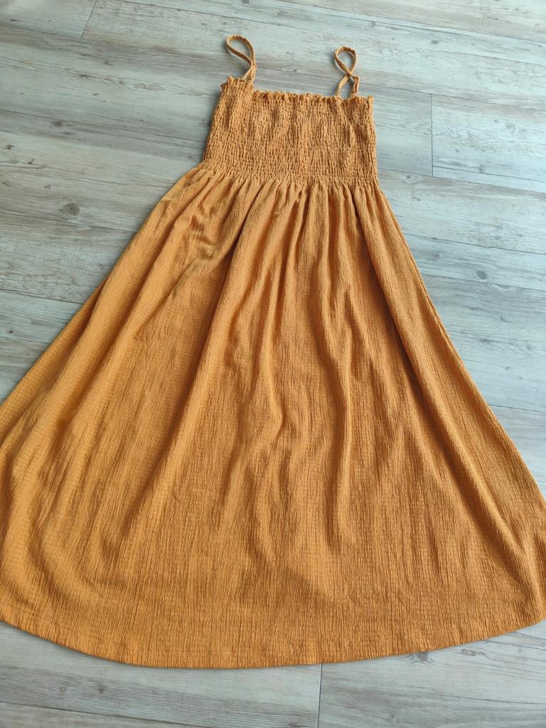 Mooie Lange Gele h&m Jurk Maat L zomerjurk, Kleding | Dames, H&M, Geel, Maat 42/44 (L), Ophalen of Verzenden