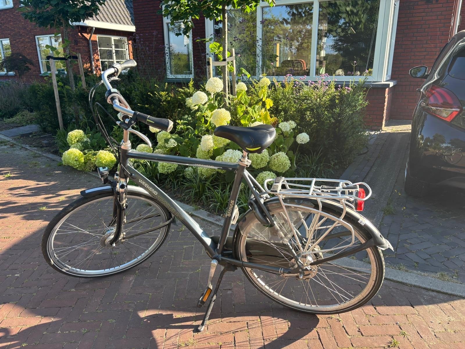 Batavus fiets, framemaat 61 cm, Ophalen, Gebruikt, Velgrem, Versnellingen