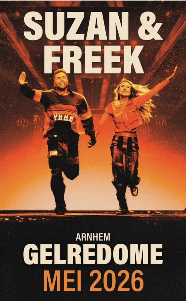 2 tickets Suzan en Freek ma.middag 25 mei, Twee personen, Mei