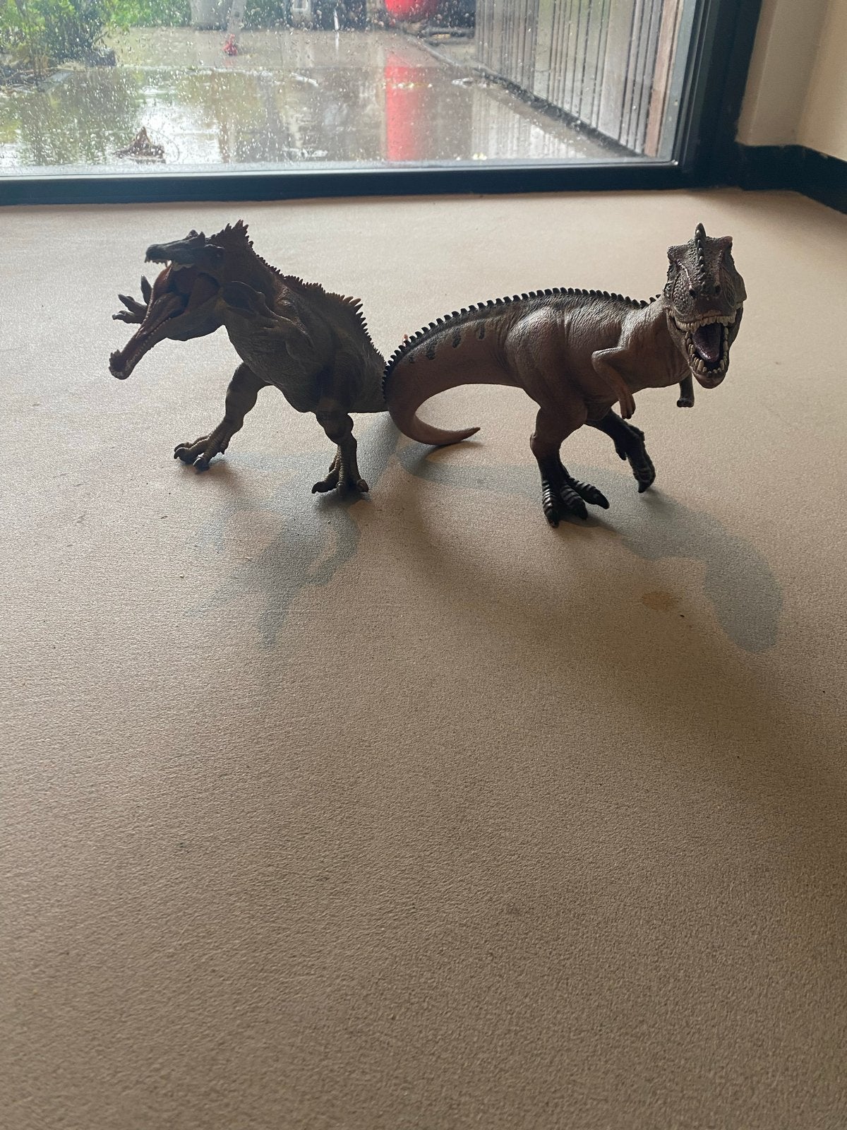 Dinosaurus speelgoedfiguren (Schleich en Papo), Ophalen of Verzenden, Zo goed als nieuw
