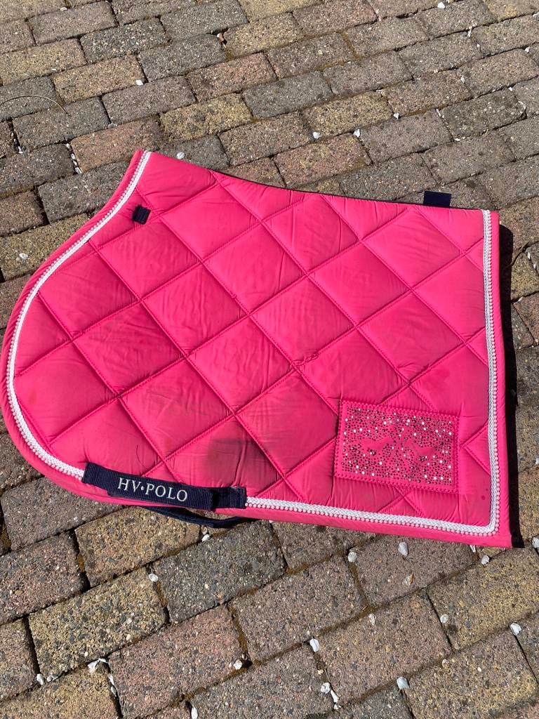 Roze dekje, Dieren en Toebehoren, Paarden en Pony's | Dekens en Dekjes, Gebruikt, Dressuurdekje, Overige materialen, Roze