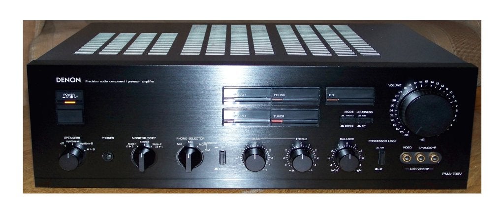 Denon PMA-700V HiFi Stereo Versterker + 2 Jaar Garantie, Denon, Ophalen of Verzenden, Zo goed als nieuw, 60 tot 120 watt