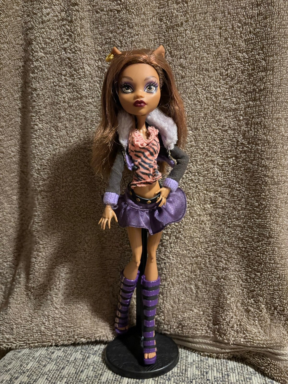 Monster High Clawdeen Wolf, Ophalen of Verzenden, Zo goed als nieuw, Overige typen