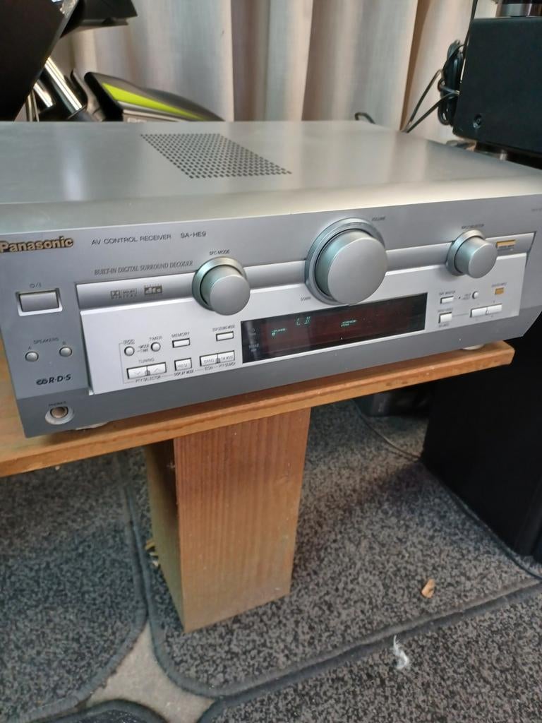 Panasonic SA-HE9 AV Control Receiver - Dolby Digital/DTS, Gebruikt, 60 tot 120 watt, Ophalen, Overige merken