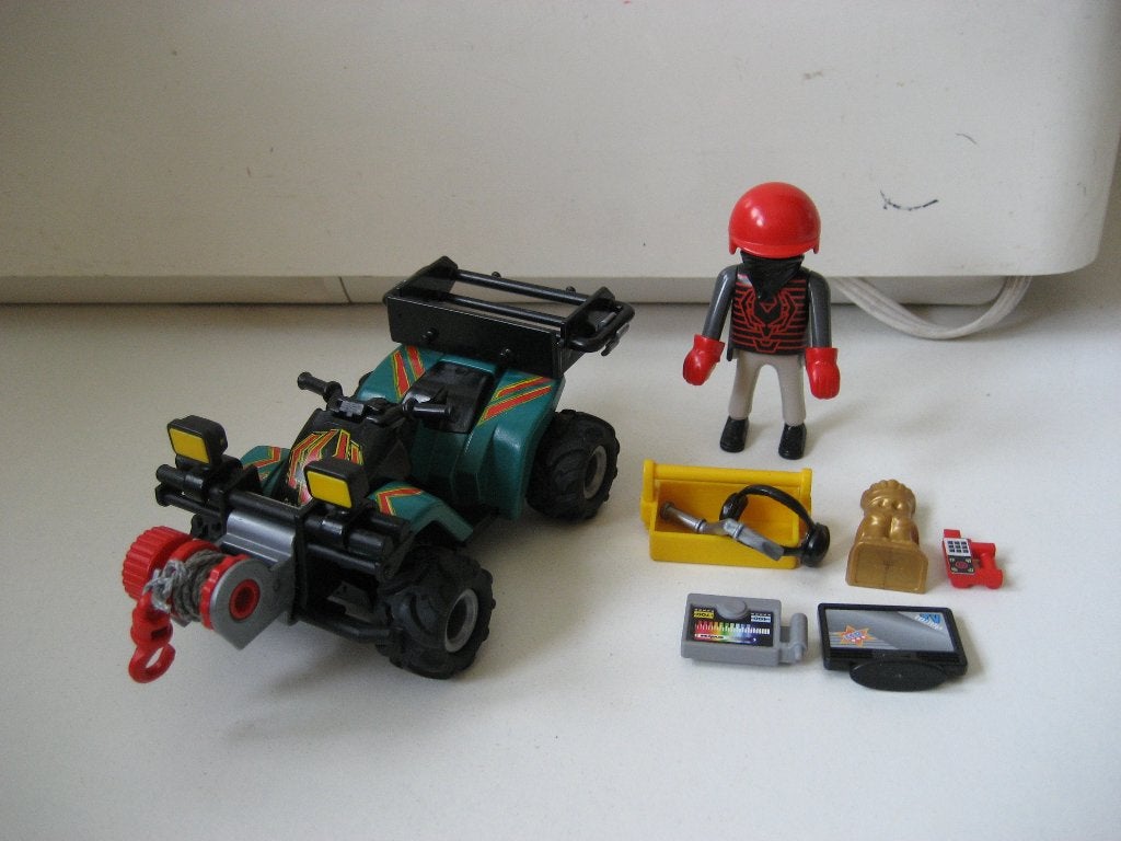 playmobil boef op quad met zijn buit, Ophalen of Verzenden, Zo goed als nieuw