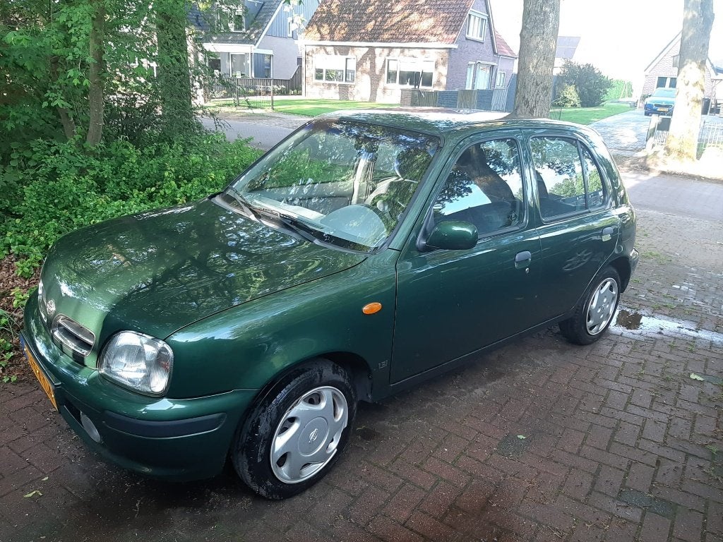 Nissan Micra 1.3 5D 1998 Groen, Auto's, 74 pk, 4 cilinders, 855 kg, Origineel Nederlands