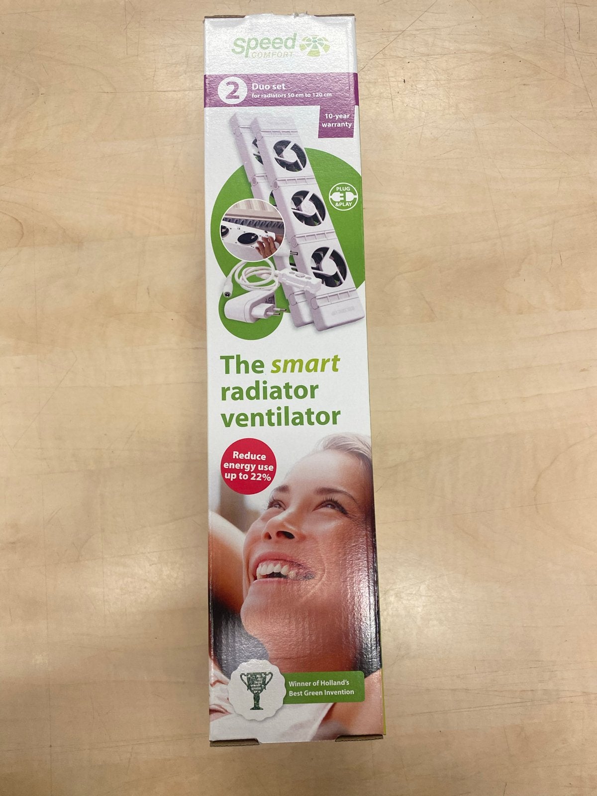 Speedcomfort Duo Set Radiator Ventilator, Doe-het-zelf en Verbouw, Verwarming en Radiatoren, Minder dan 30 cm, Hoog rendement (Hr)