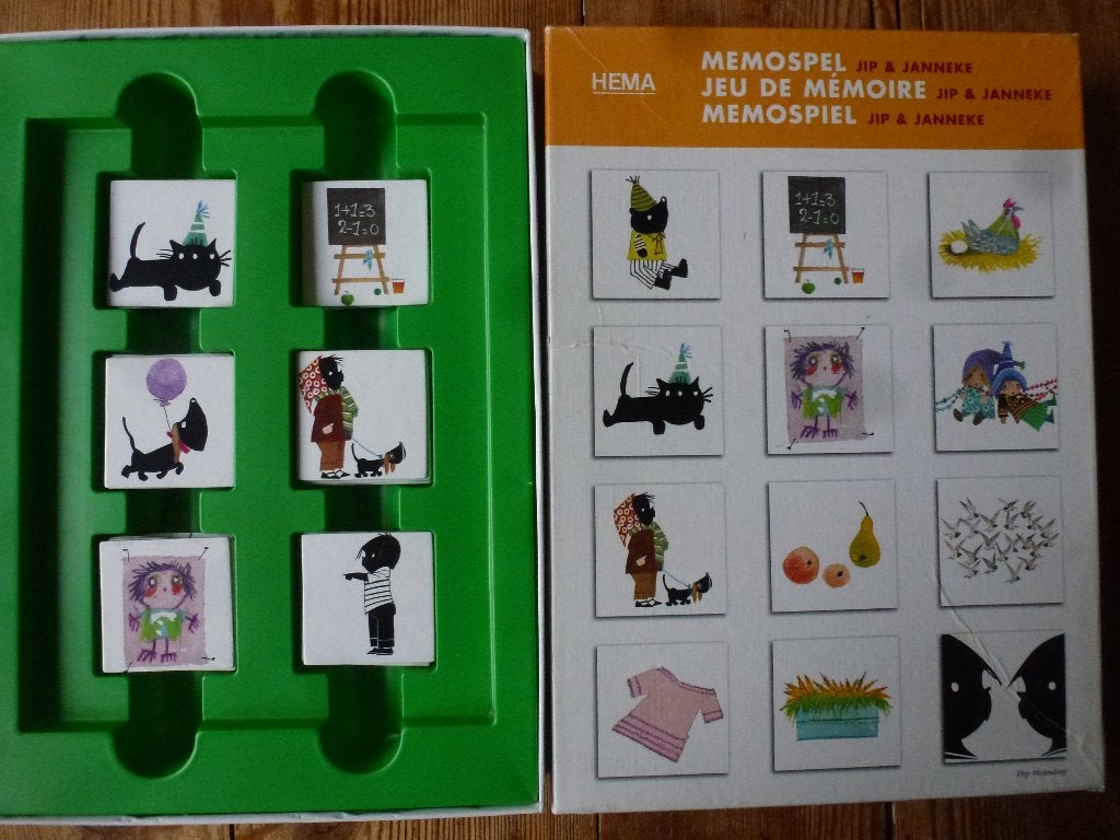 Jip en Janneke memory, Ophalen of Verzenden, Zo goed als nieuw, Puzzelen