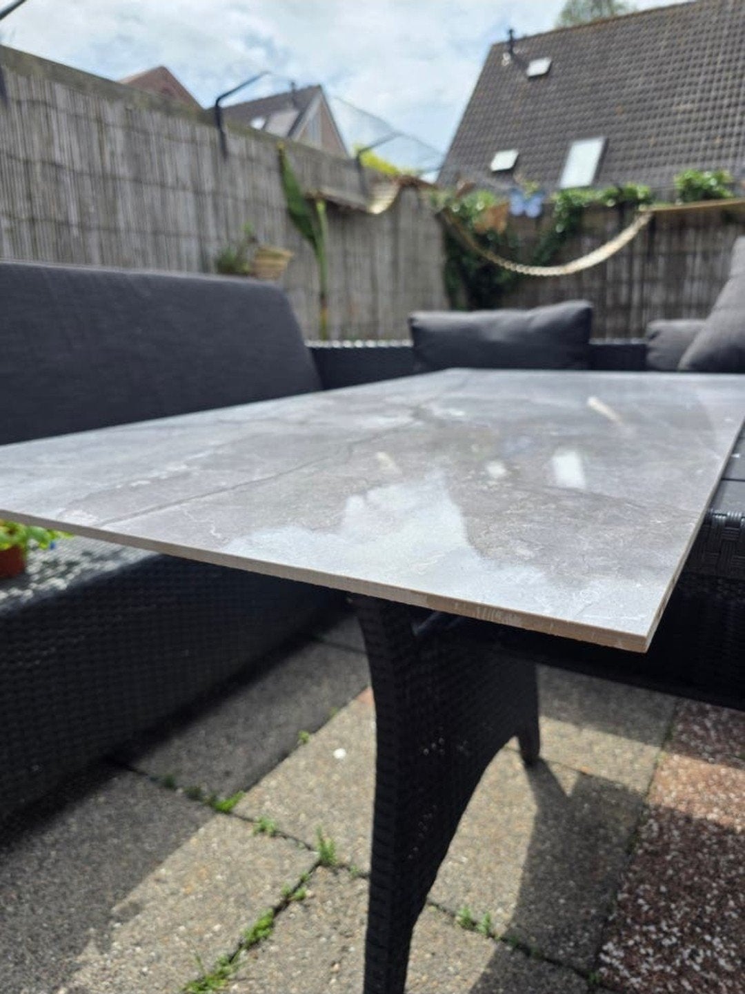 8x Bien Root Silver keramische vloertegels 60x120 cm, Doe-het-zelf en Verbouw, Ophalen