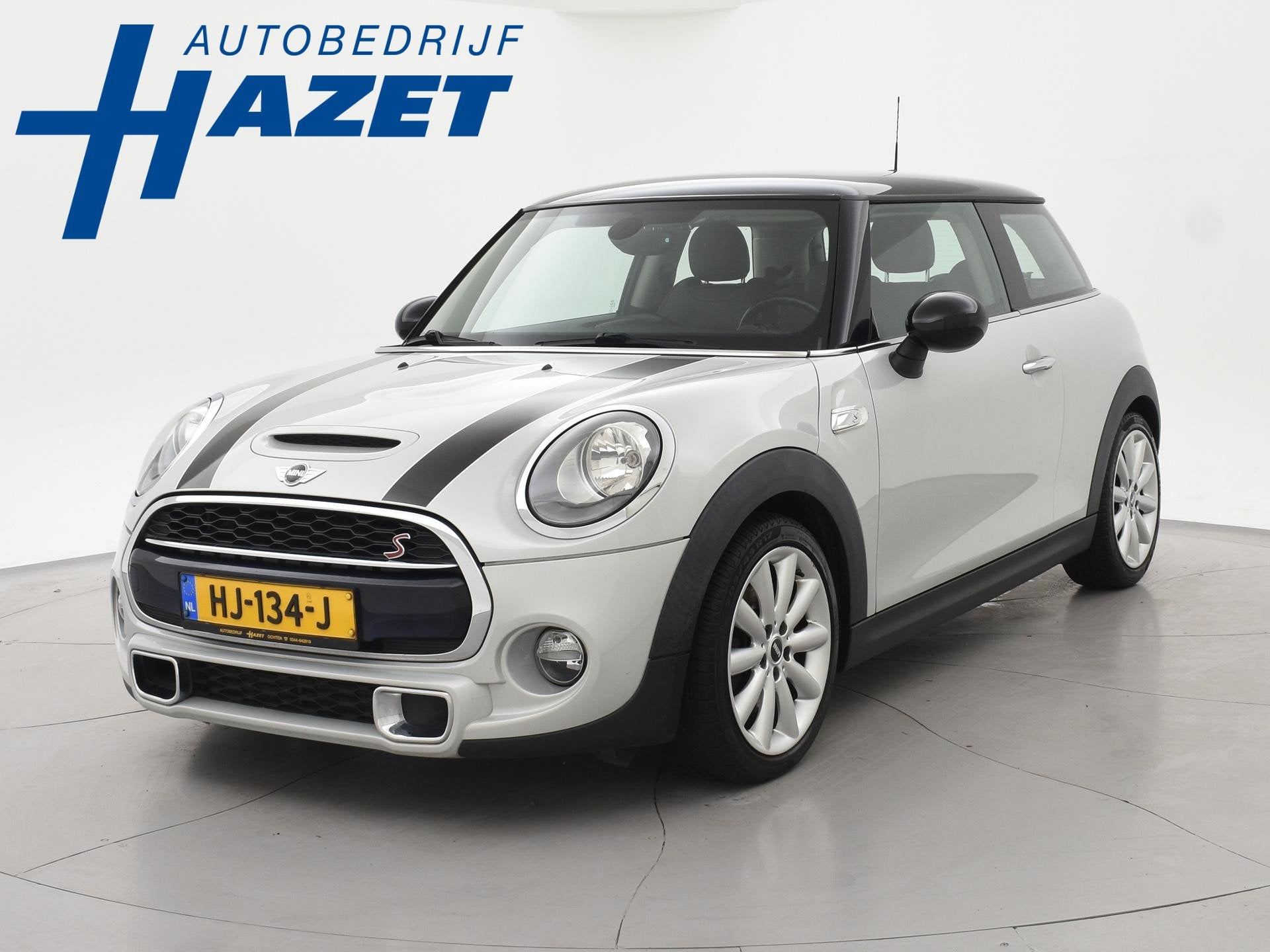 MINI 3-Deurs 2.0 Cooper S 192 PK WHITE SILVER + BRUIN LEDER, Auto's, Voorwielaandrijving, 1998 cc, Gebruikt, 4 stoelen