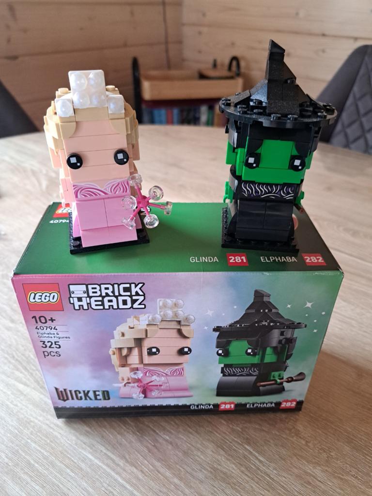 Lego BrickHeadz 40794 Wicked Glinda & Elphaba, Compleet, BrickHeadz, Lego, Ophalen of Verzenden