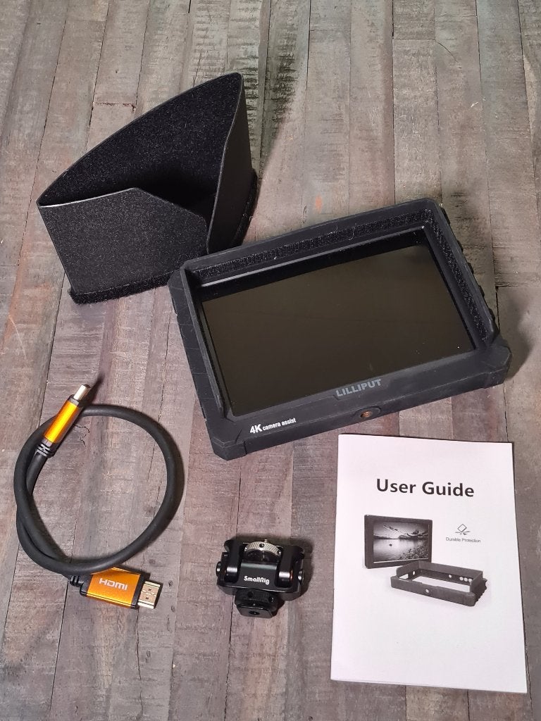 LILLIPUT A7S 7" field monitor + smallrig swivel + HDMI, Ophalen of Verzenden, Zo goed als nieuw, Tv en Weergevers