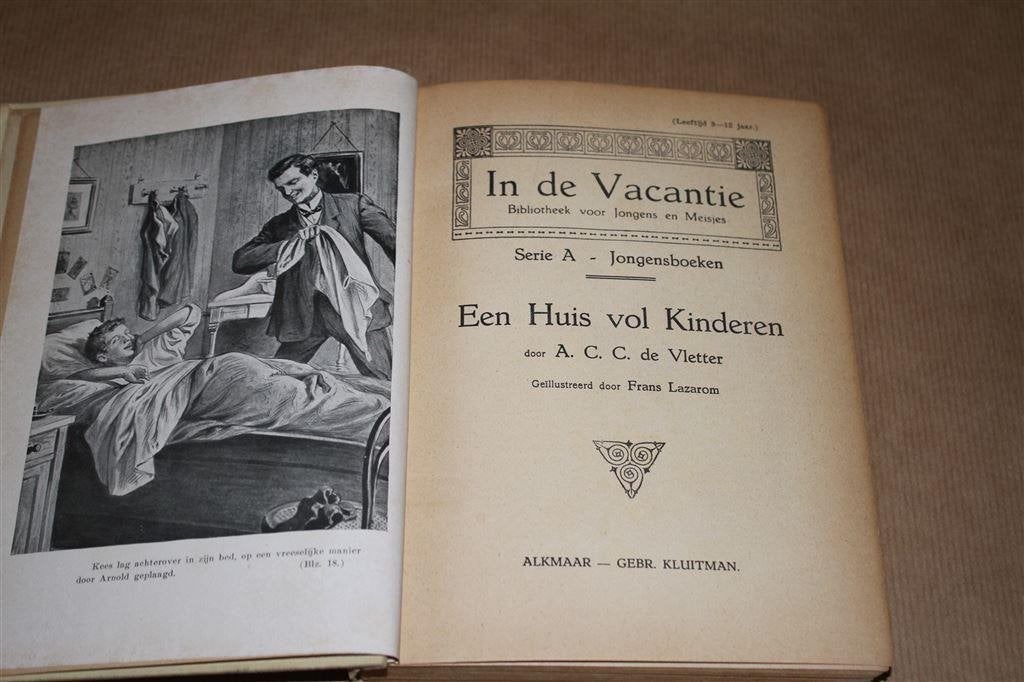 Een huis vol kinderen. Vletter. Kluitman 1e dr. 1913., Boeken, Ophalen of Verzenden, Gelezen