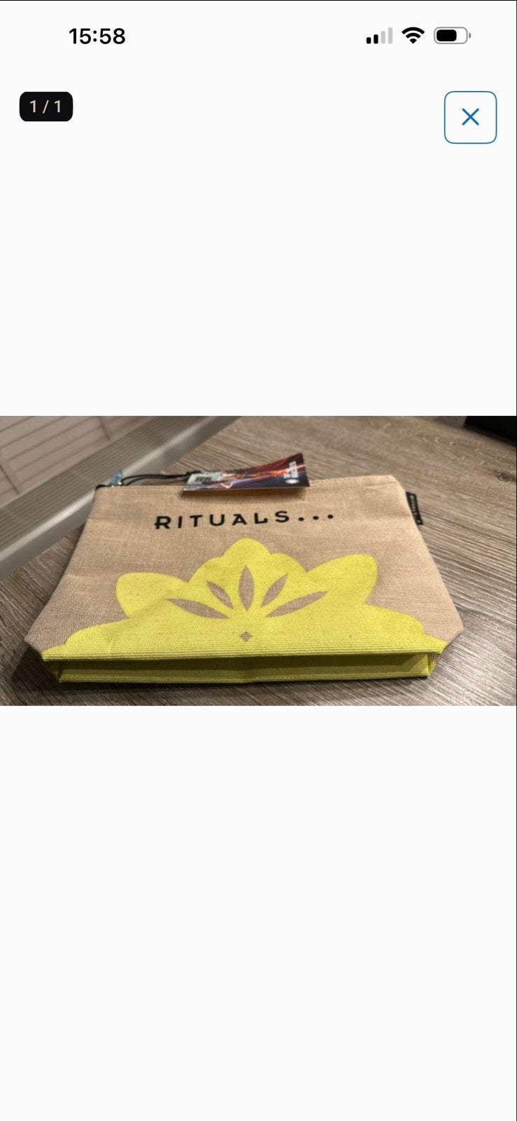 Rituals toilettasje / make-up tasje, Ophalen of Verzenden, Nieuw, Beige, Overige typen