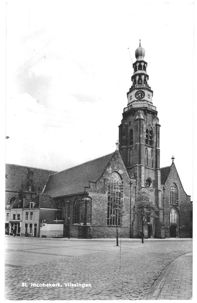 700446 Vlissingen St Jacobskerk 1963 Niet Gelopen, Ophalen of Verzenden, Voor 1920, Ongelopen, Zeeland