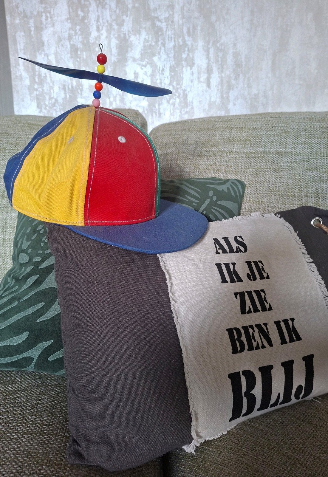 grappige pet vrolijke cap met windmolentje leuke kleuren, Ophalen, Jongen of Meisje