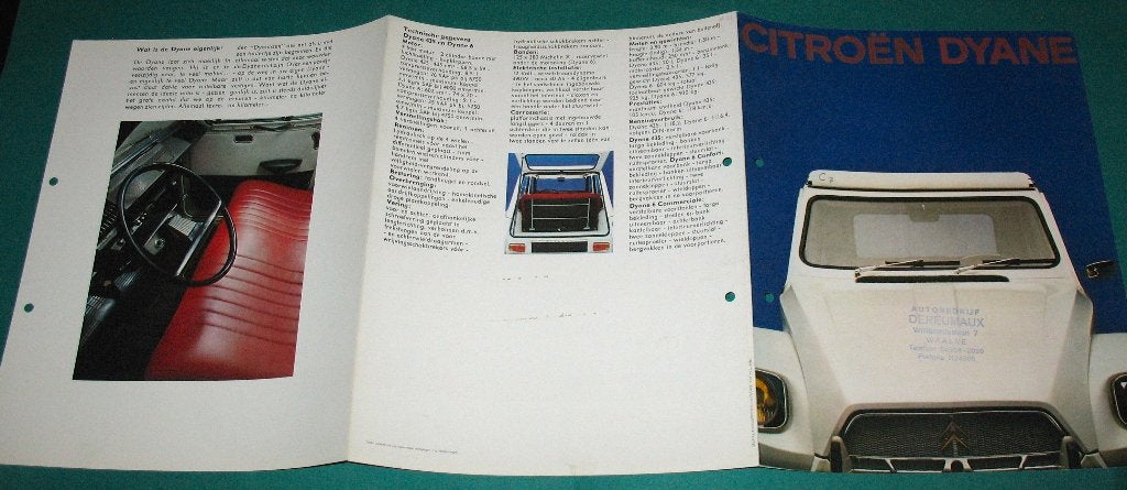 Vraagbaak citroen 2 cv4 cv6 dyane 435 dyane 6, Ophalen of Verzenden, Gelezen, Citroën, Citroën
