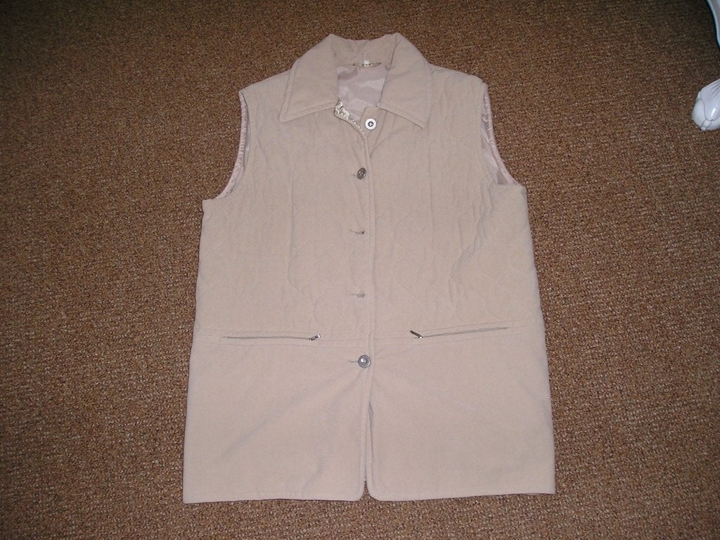 beige bodywarmer maat XL (maat 44/46), Ophalen, Zo goed als nieuw, Maat 46/48 (XL) of groter, Beige