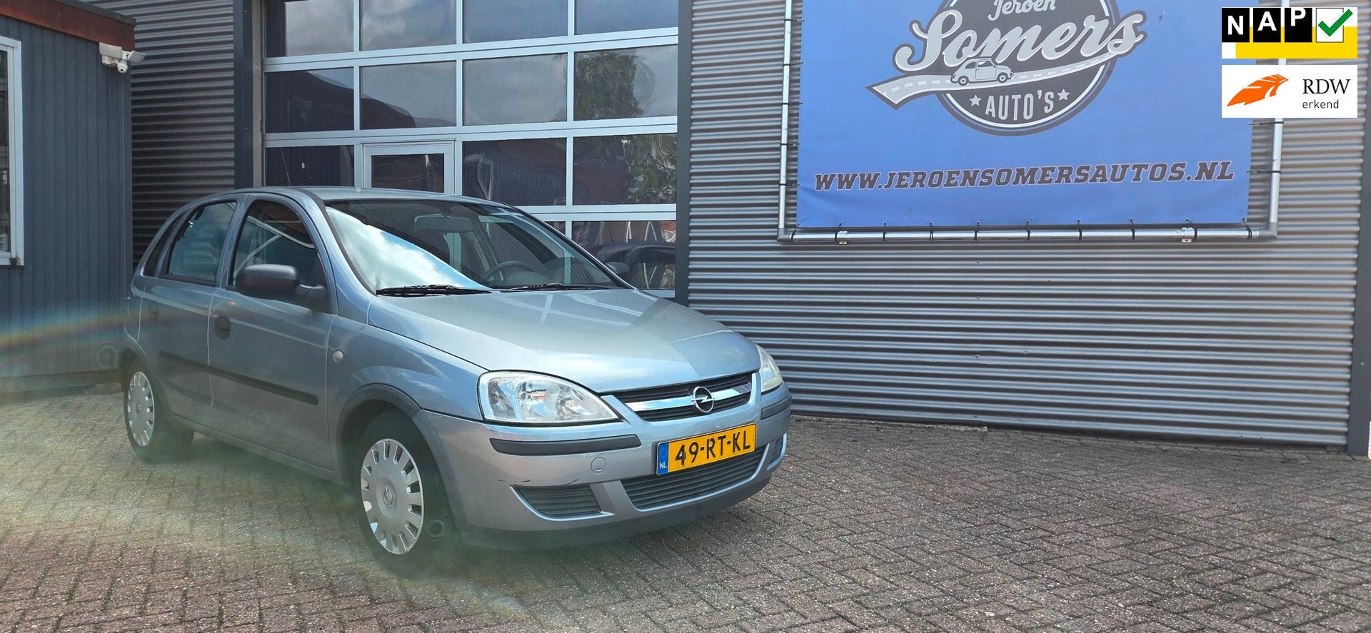 Opel Corsa 1.2-16V Rhythm, Auto's, Opel, Bedrijf, Te koop, Corsa, ABS, Airbags, Airconditioning, Emergency brake assist, Metallic lak