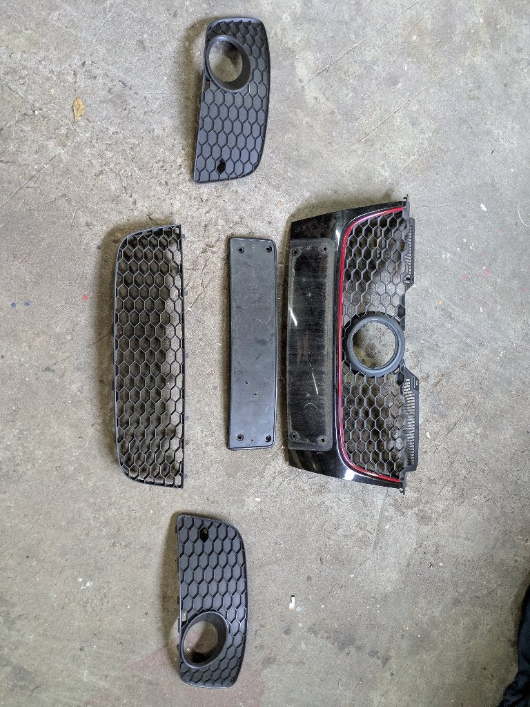 Golf 5 GTI grill, Ophalen, Gebruikt, Bumper, Volkswagen