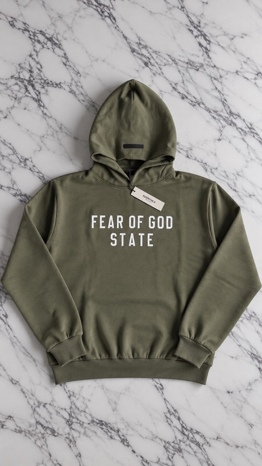 Fear of God Essentials Hoodie - Groen, Ophalen of Verzenden, Nieuw, Maat 56/58 (XL), Groen