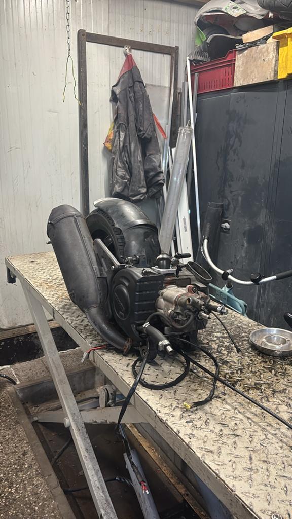 172cc lc hexa blok teruil voor skr 172cc ac of verse 125 ac, Ophalen of Verzenden, Gebruikt, Blok, Piaggio
