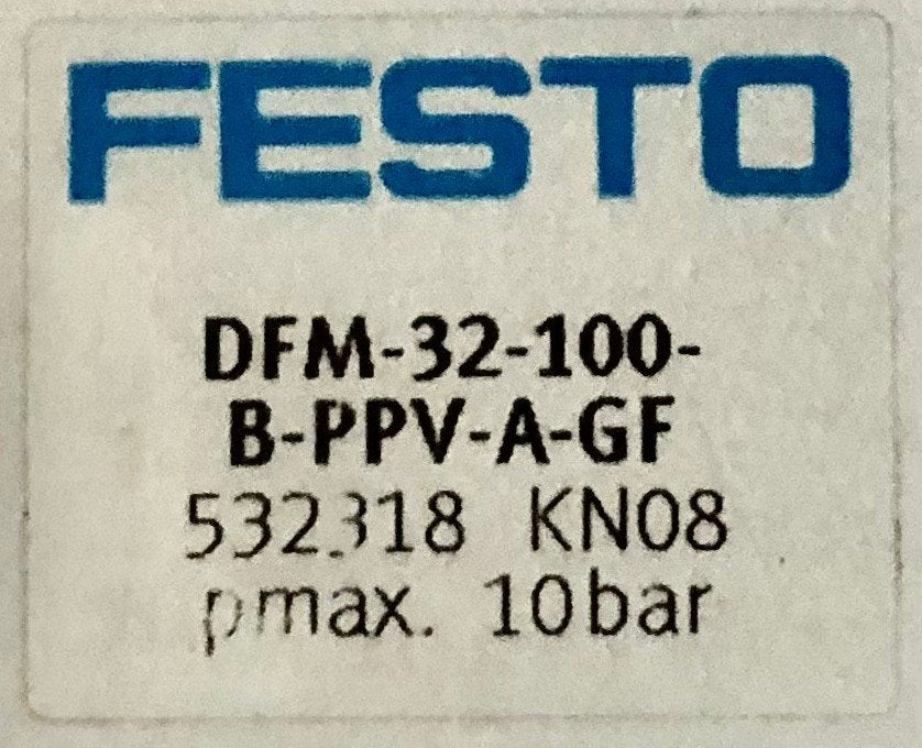 FESTO - Geleide Cilinder - DFM-32-100-B-PPV-A-GF - 532318, Ophalen of Verzenden, Nieuw